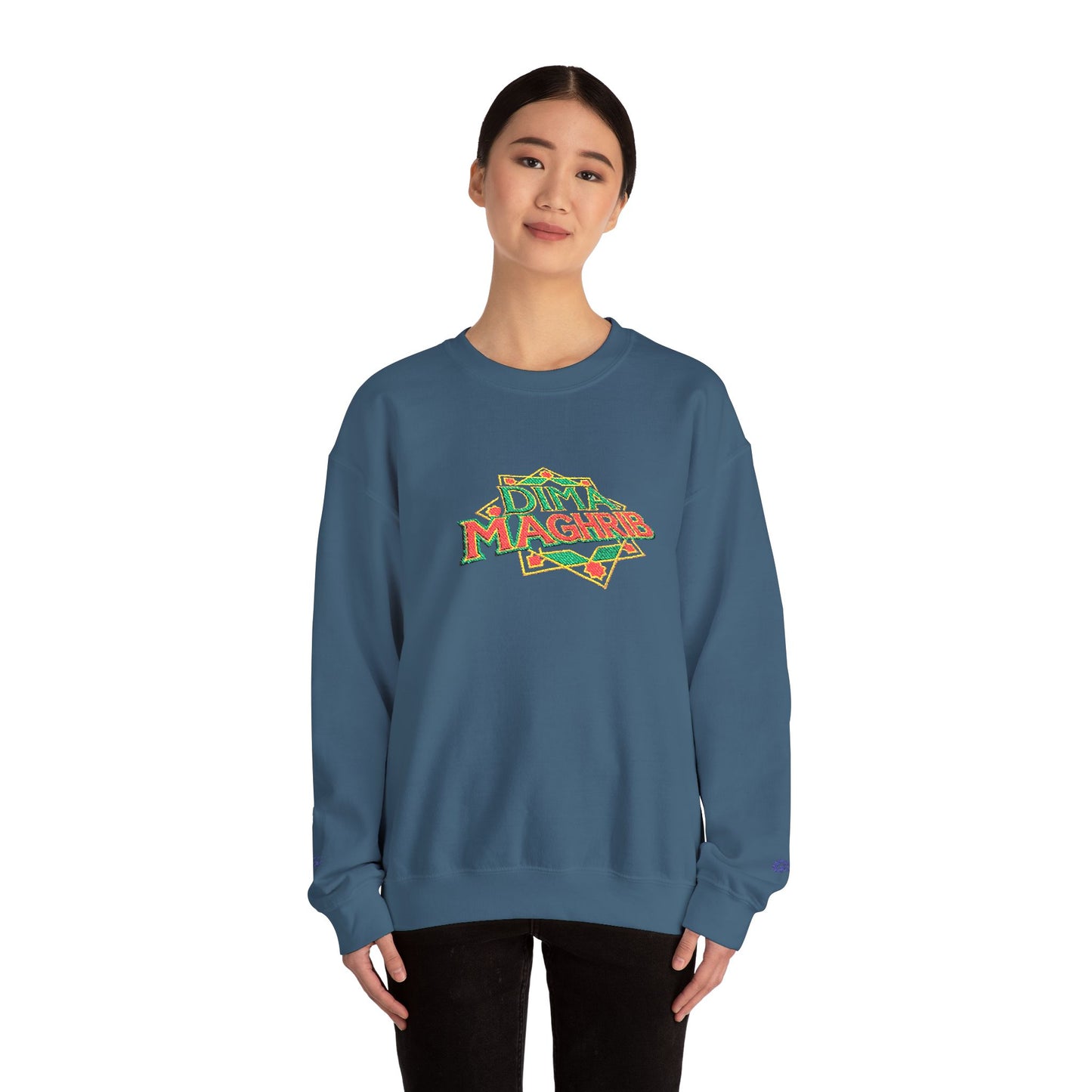 Día de Muertos Sweatshirt - Floral 'Dima Maghrb' Crewneck for Stylish Celebration - Ghita Shop