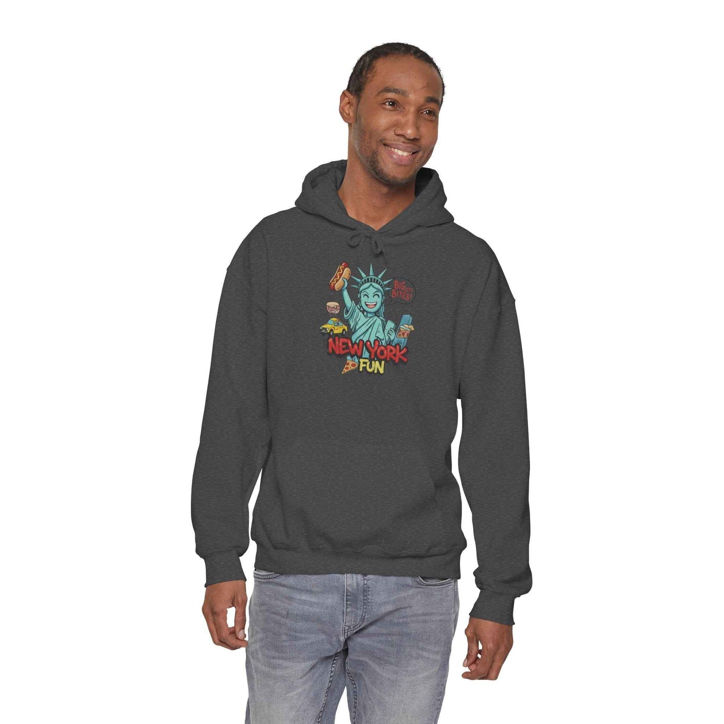 Fun New York Graphic Hoodie for Casual Days