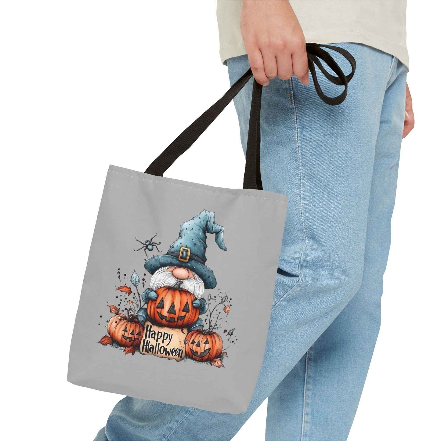 Halloween Mini Tote Bag - Spooky Pumpkin Design for Trick or Treating