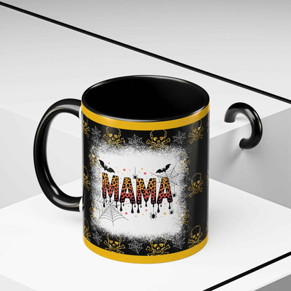 Spooky Mama Coffee Mug - Unique Personalized Halloween Gift, Goth Decor, Witchy Mug