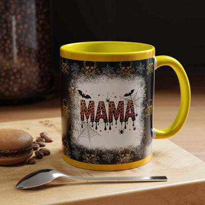 Spooky Mama Coffee Mug - Unique Personalized Halloween Gift, Goth Decor, Witchy Mug