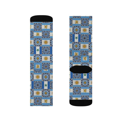 Morocco Argentina Patterned Socks - Limited Edition U20 World Cup Supporter Collection
