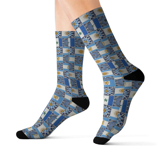 Morocco Argentina Patterned Socks - Limited Edition U20 World Cup Supporter Collection