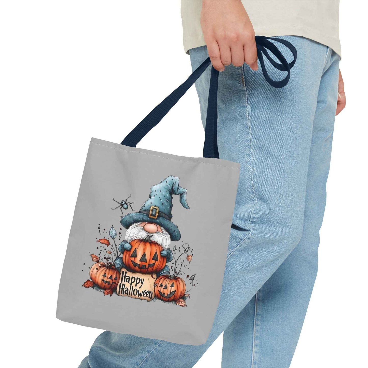 Halloween Mini Tote Bag - Spooky Pumpkin Design for Trick or Treating