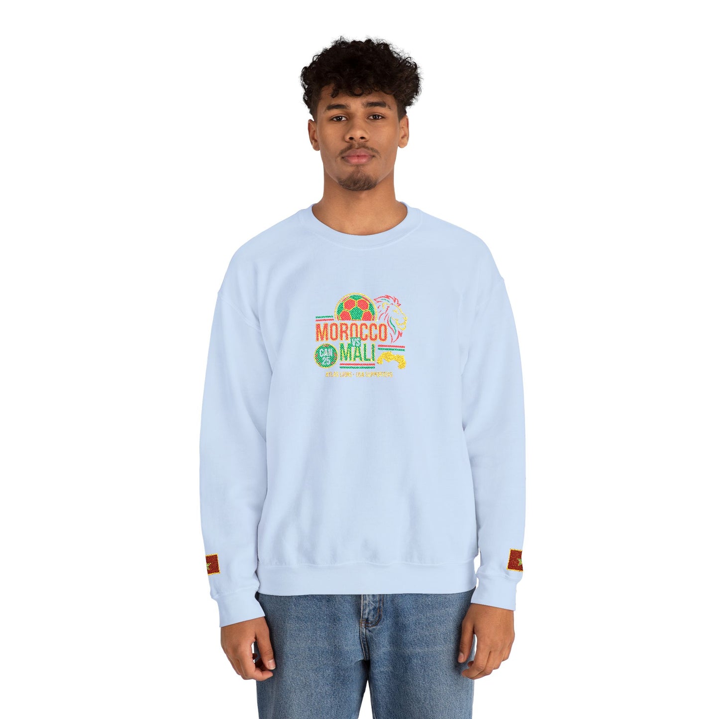 Morocco Mali Crewneck Sweatshirt - Show Your Support for Morocco in the USA