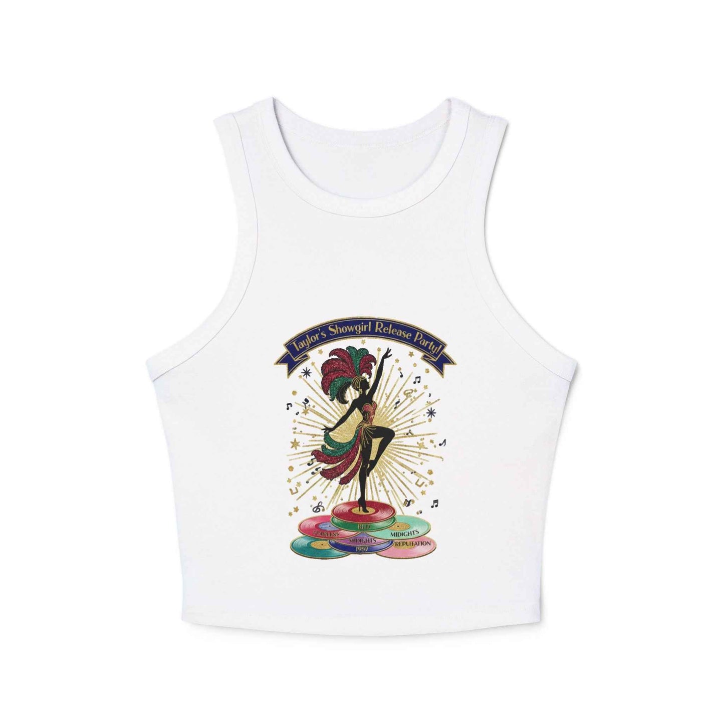 Showgirl Taylor Tank Top - Celebrate with Stylish Party Design