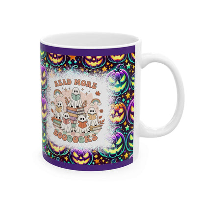 Spooky Halloween Mug - Ceramic Pumpkin Decor, 11oz & 15oz, Perfect for Fall, Coffee Lovers & Halloween Gifts