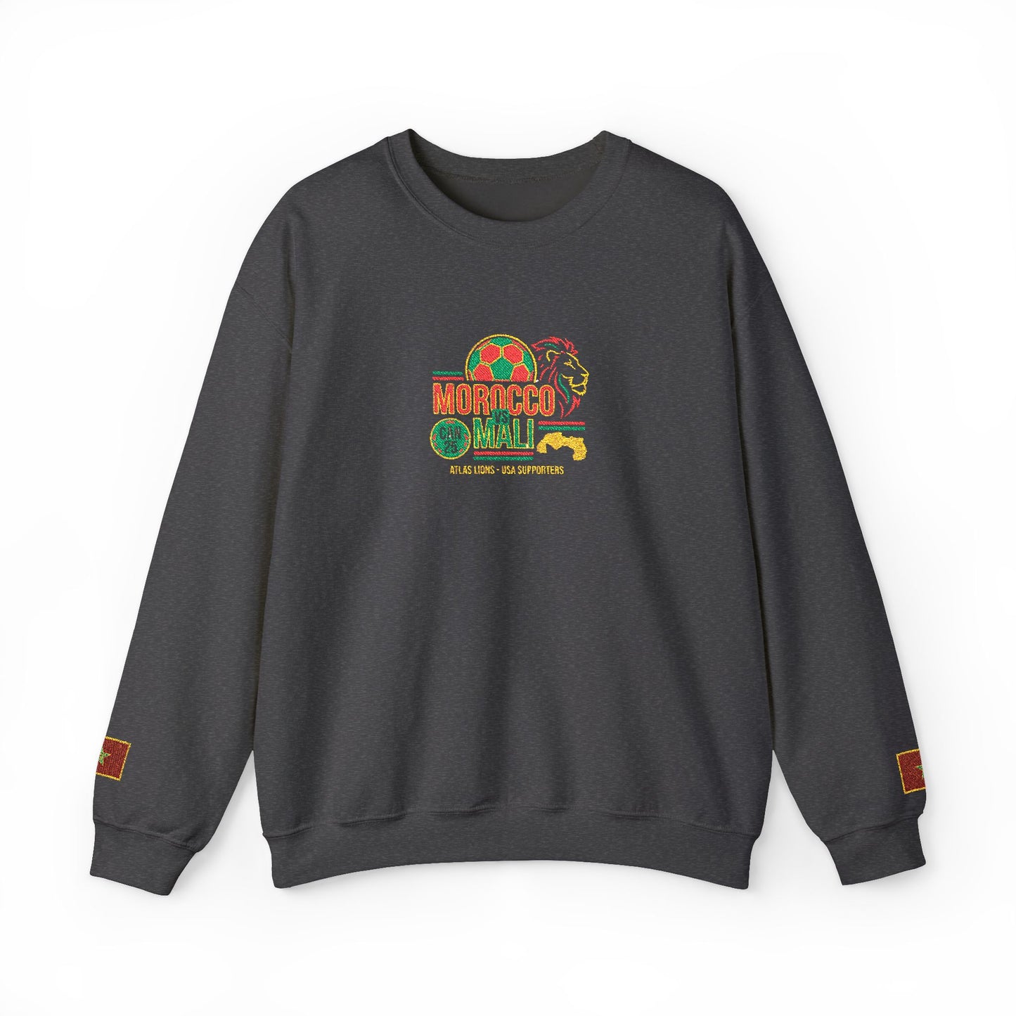 Morocco Mali Crewneck Sweatshirt - Show Your Support for Morocco in the USA