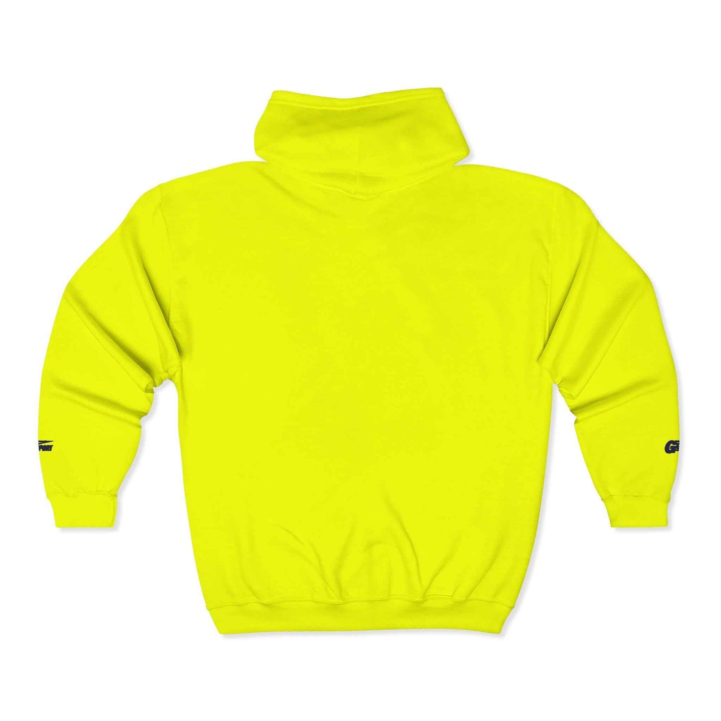 Zip Hoodie with Small Chest Logo – Casual Champion-Inspired Full-Zip Sweatshirt