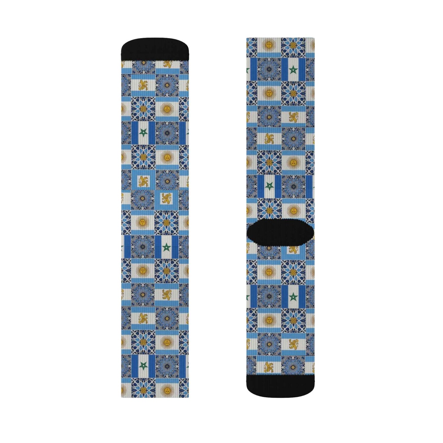 Morocco Argentina Patterned Socks - Limited Edition U20 World Cup Supporter Collection