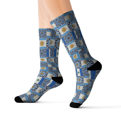 Morocco Argentina Patterned Socks - Limited Edition U20 World Cup Supporter Collection