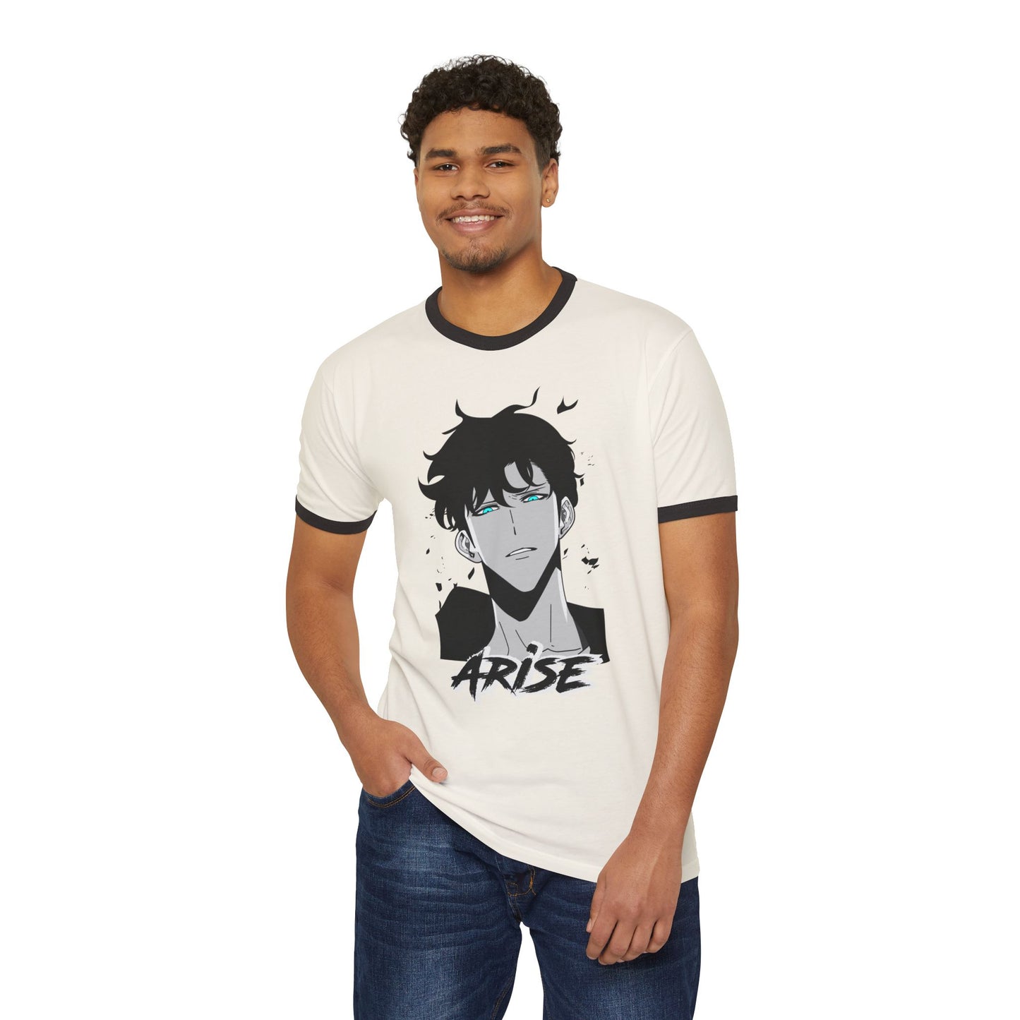 Anime Arise Graphic T-Shirt — Dark Anime Awakening Streetwear Tee