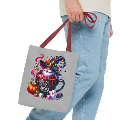 Halloween Gnome Tote Bag for Whimsical Shopping Adventures