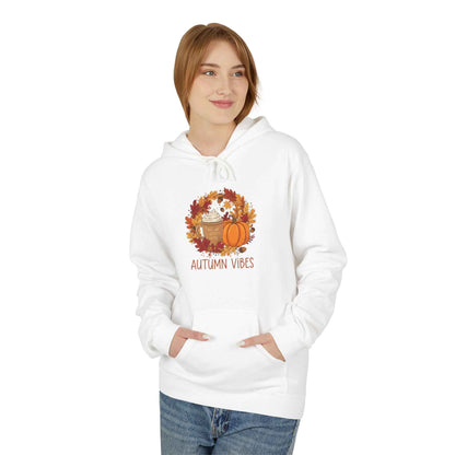 Autumn Vibes Fleece Hoodie - Perfect Autumn Fleece Hoodie for Cozy Fall Days