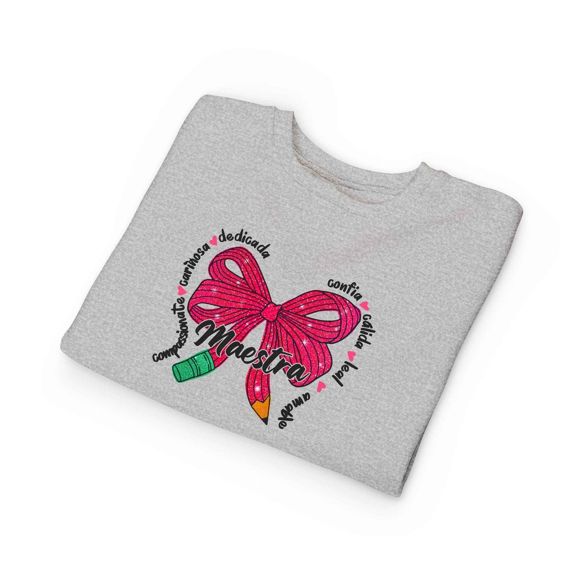 Toddler Sweatshirt with Bow Design in Colorful Style
