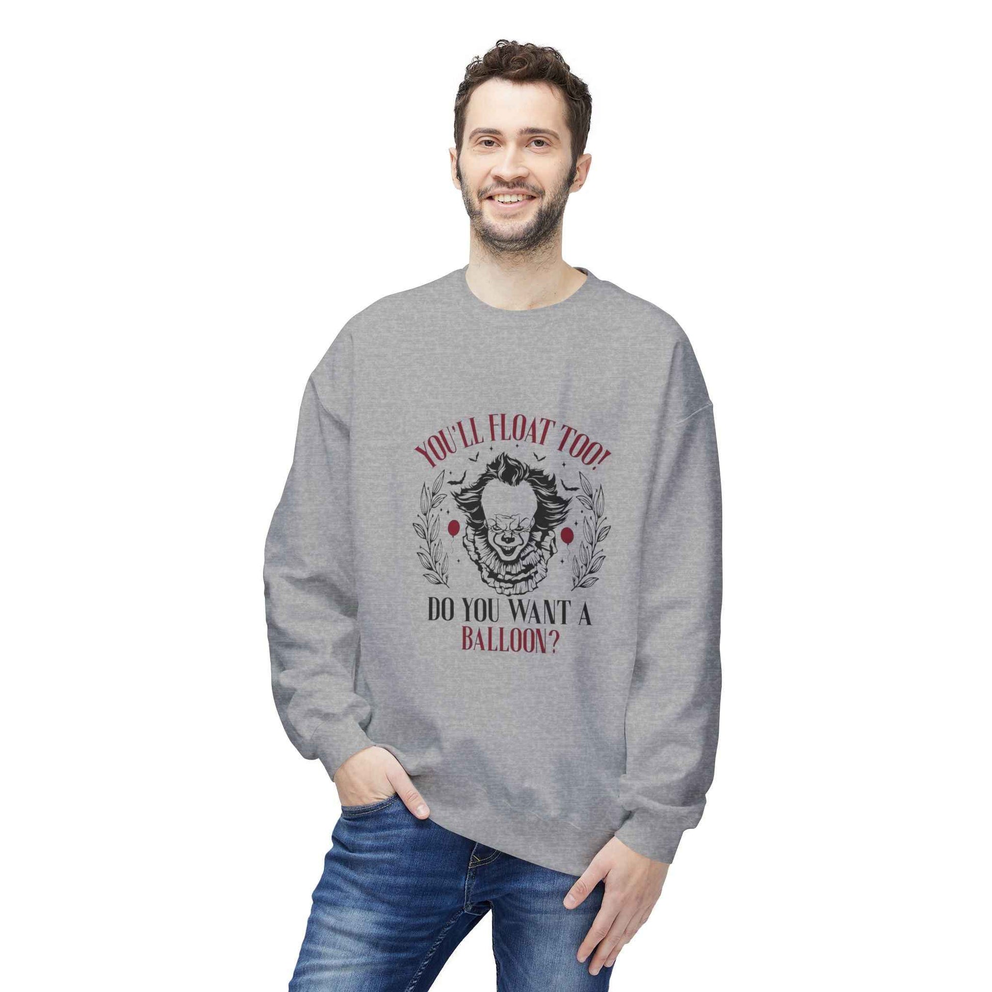 Creepy Chills Sweatshirt - Scary Movie Merch for Horror Apparel Lovers