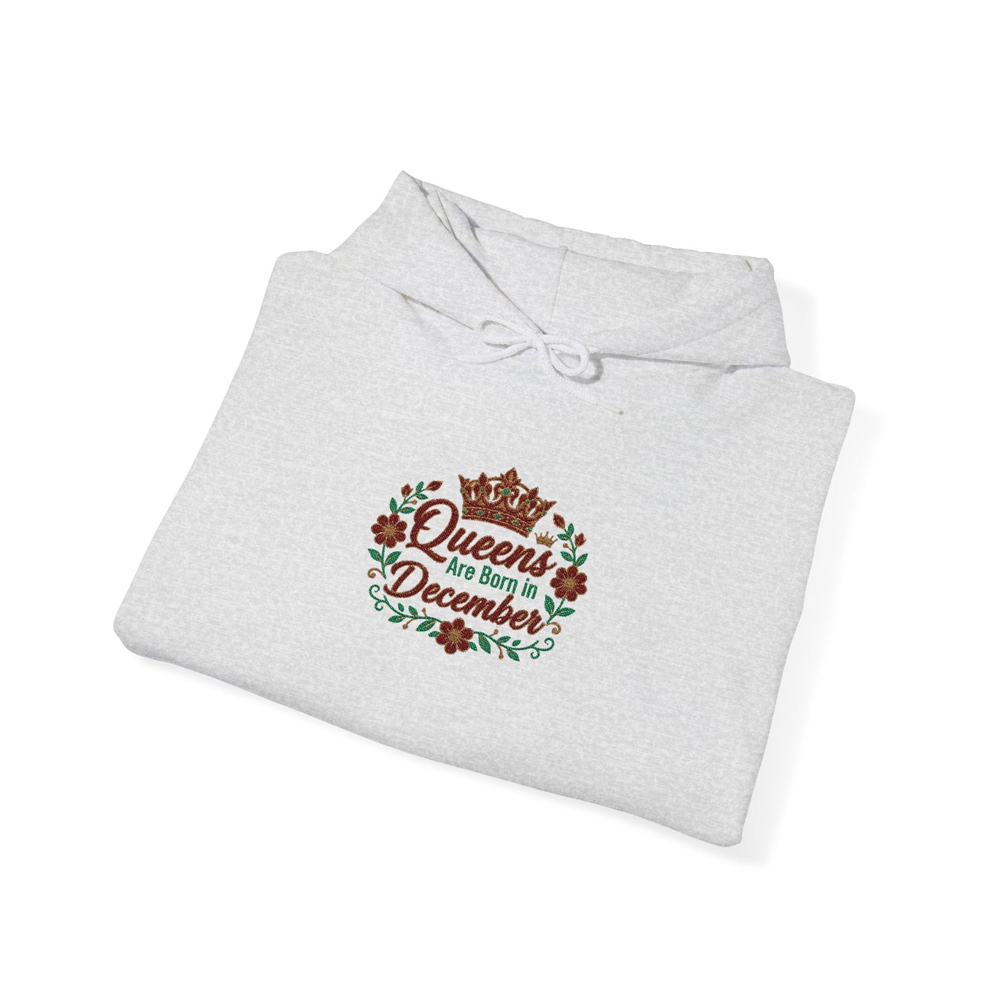 December Queen Hoodie - Queens Are Born in December Crown Birthday Sweatshirt - Ghita Shop