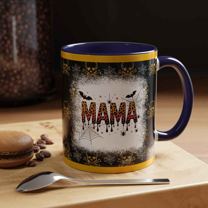 Spooky Mama Coffee Mug - Unique Personalized Halloween Gift, Goth Decor, Witchy Mug