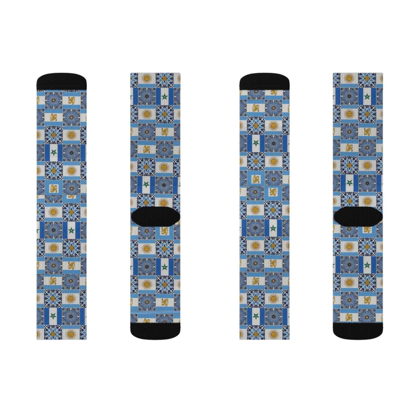 Morocco Argentina Patterned Socks - Limited Edition U20 World Cup Supporter Collection