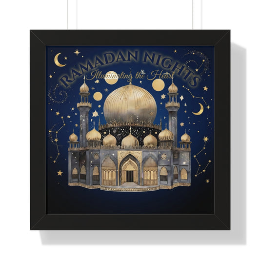 Ramadan Nights Framed Poster - Mosque Wall Art