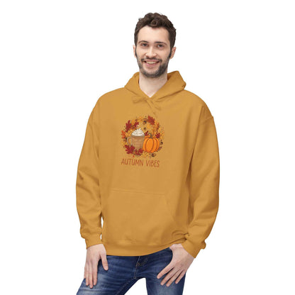 Autumn Vibes Fleece Hoodie - Perfect Autumn Fleece Hoodie for Cozy Fall Days