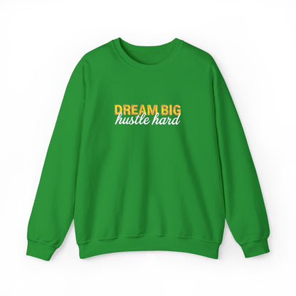 Dream Big Floral Sweatshirt - Inspirational Crewneck Pullover "Dream Big, Sparkle Fierce" - Ghita Shop