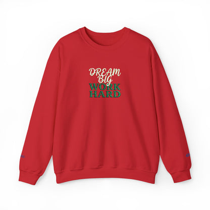 Dream Big Floral Crewneck Sweatshirt — "Dream Big, Sparkle Fierce" Inspirational Pullover - Ghita Shop