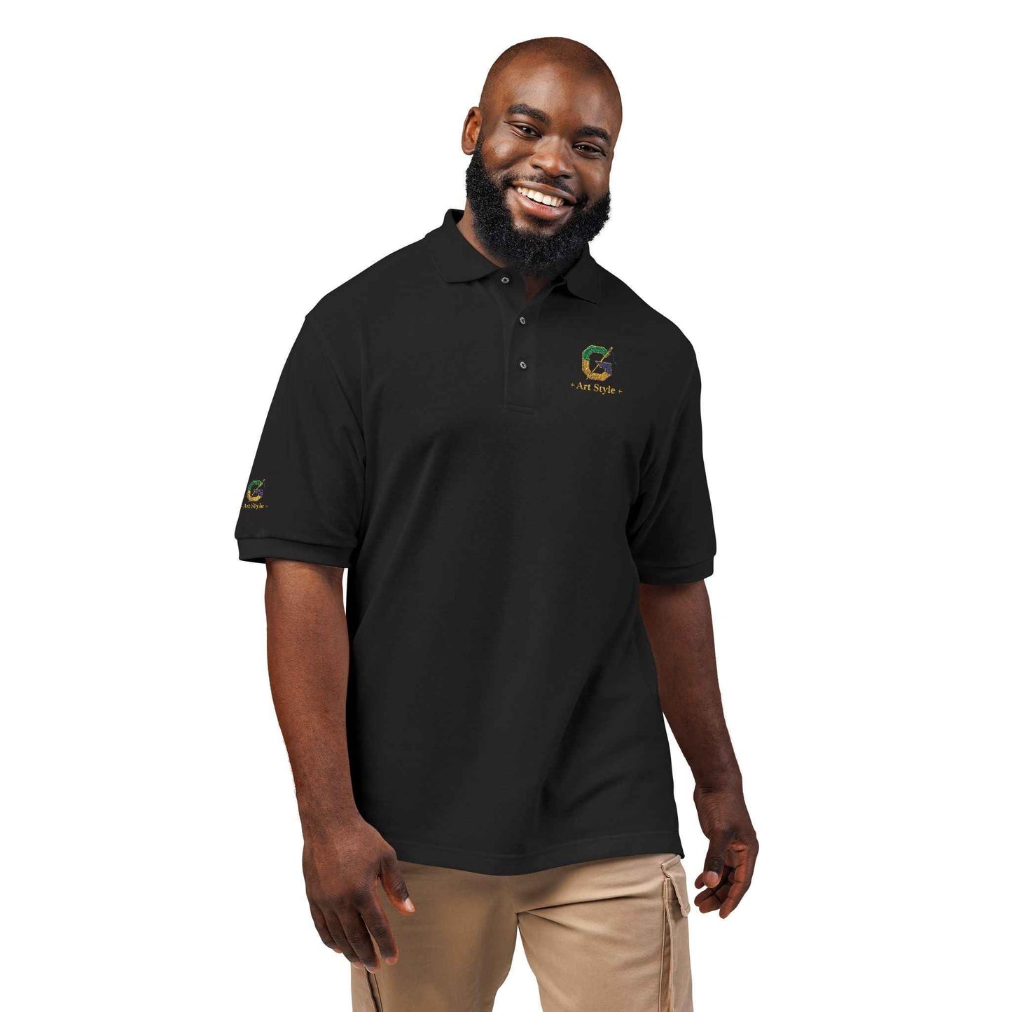 Embroidered Polo Shirt for Unisex - Casual Comfort and Style