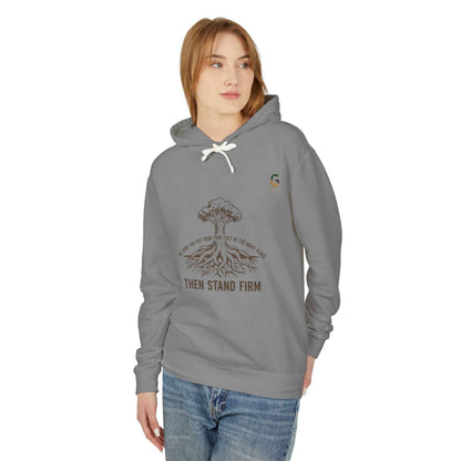 Inspirational Lightweight Hoodie for Men and Women - Then Stand Firm