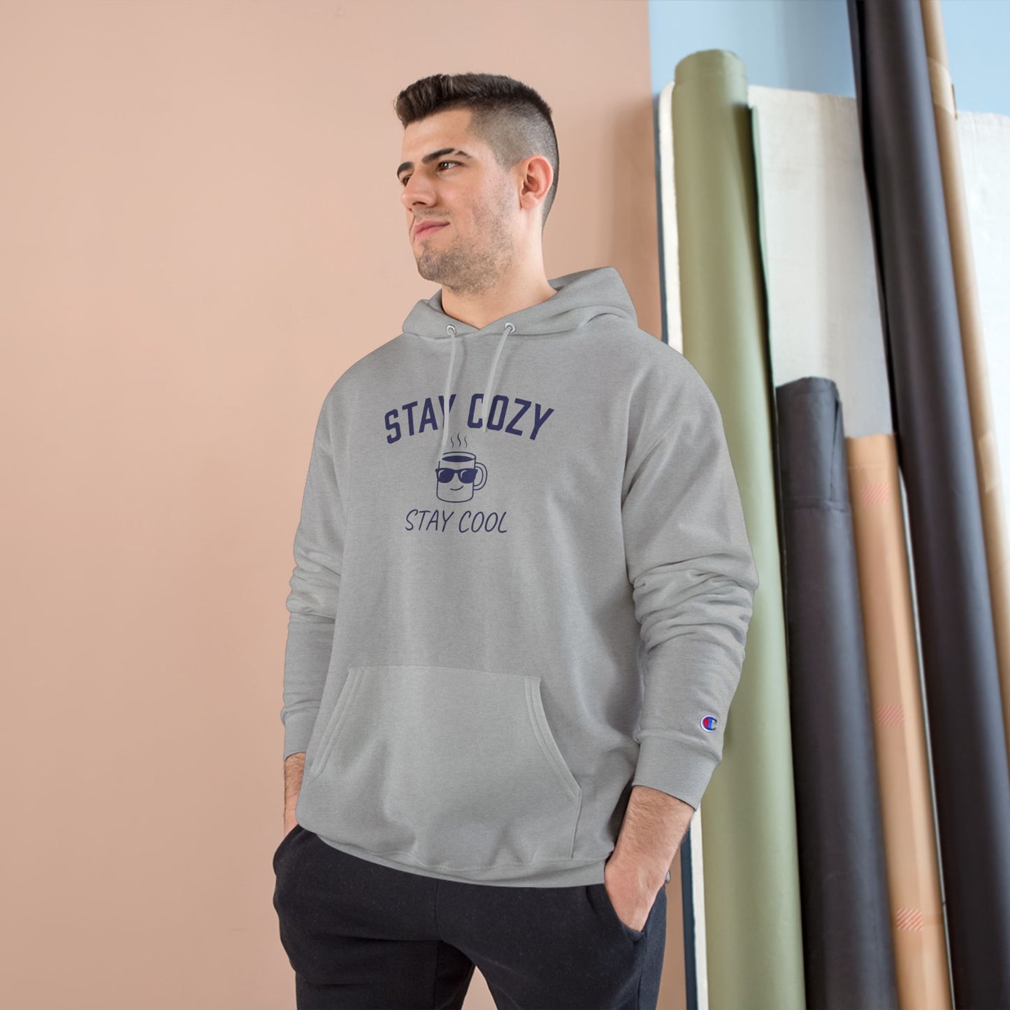Stay Cozy Hoodie — 'Stay Cozy, Stay Cool' Graphic Pullover