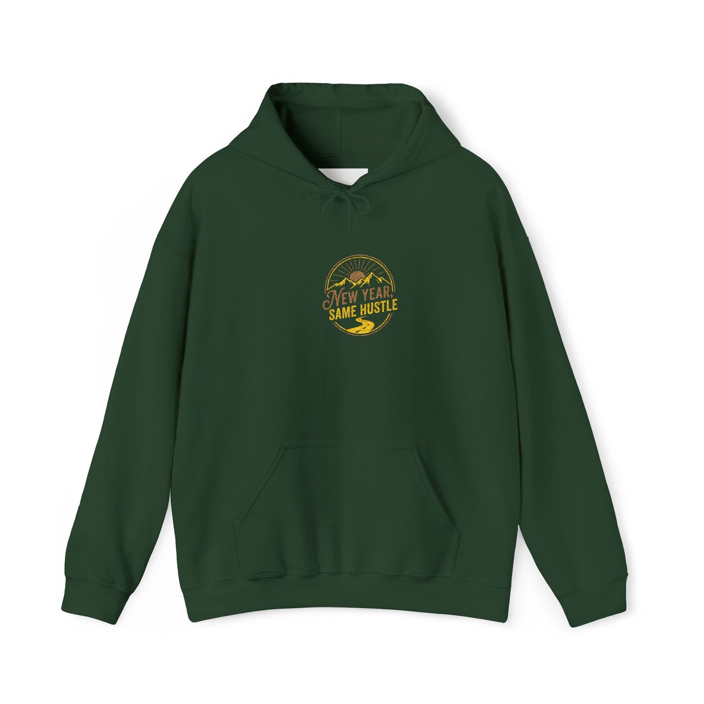 New Year Golden Fireworks Hoodie — Celebrate 2025 Pullover