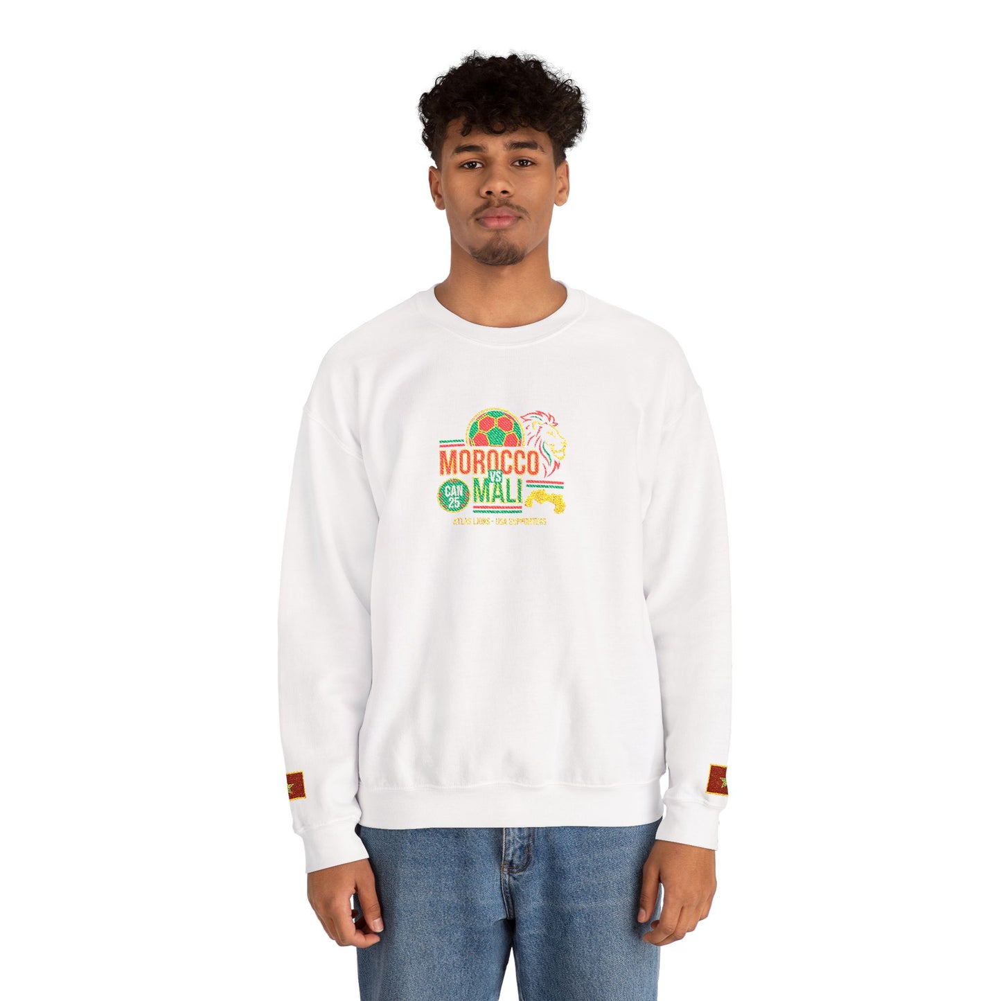 Morocco Mali Crewneck Sweatshirt - Show Your Support for Morocco in the USA