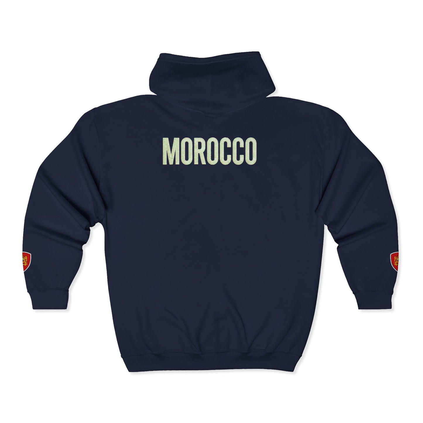 Morocco Pride Zip-Up Hoodie - Match Day Edition 🇲🇦