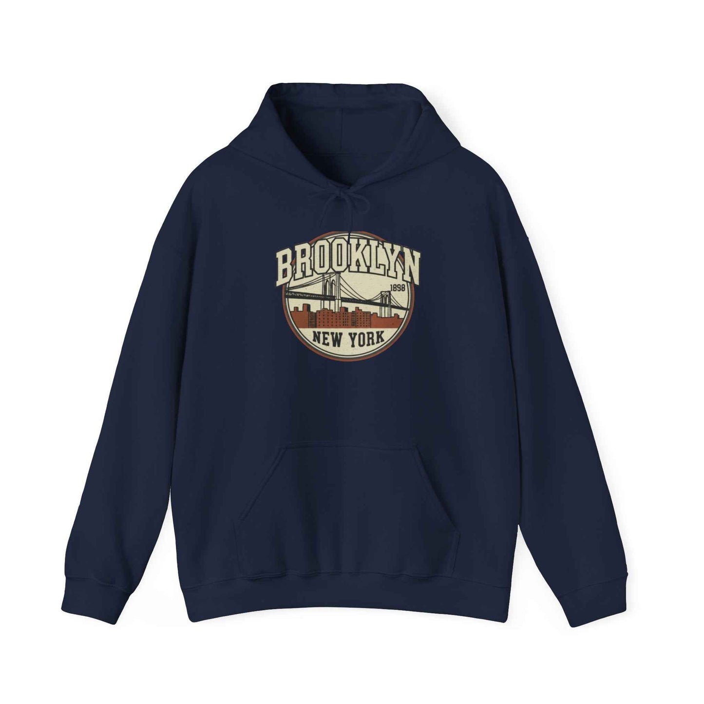 Brooklyn Vintage Hoodie - Classic Style and Graphic Comfort