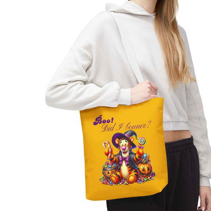 Halloween Tote Bag - Boo! Did I Bounce? Fun Trick or Treat Bag, Cute Gift for Halloween Lovers, Seasonal Shopping Bag, Fall Decor