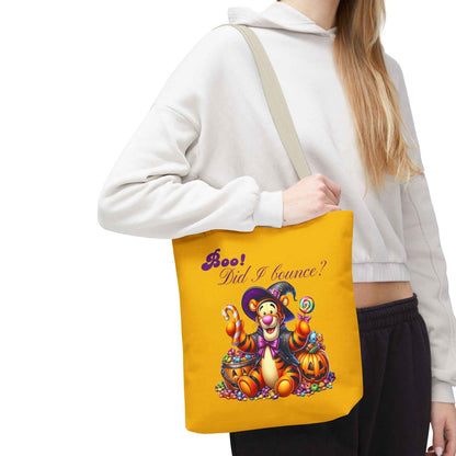 Halloween Tote Bag - Boo! Did I Bounce? Fun Trick or Treat Bag, Cute Gift for Halloween Lovers, Seasonal Shopping Bag, Fall Decor