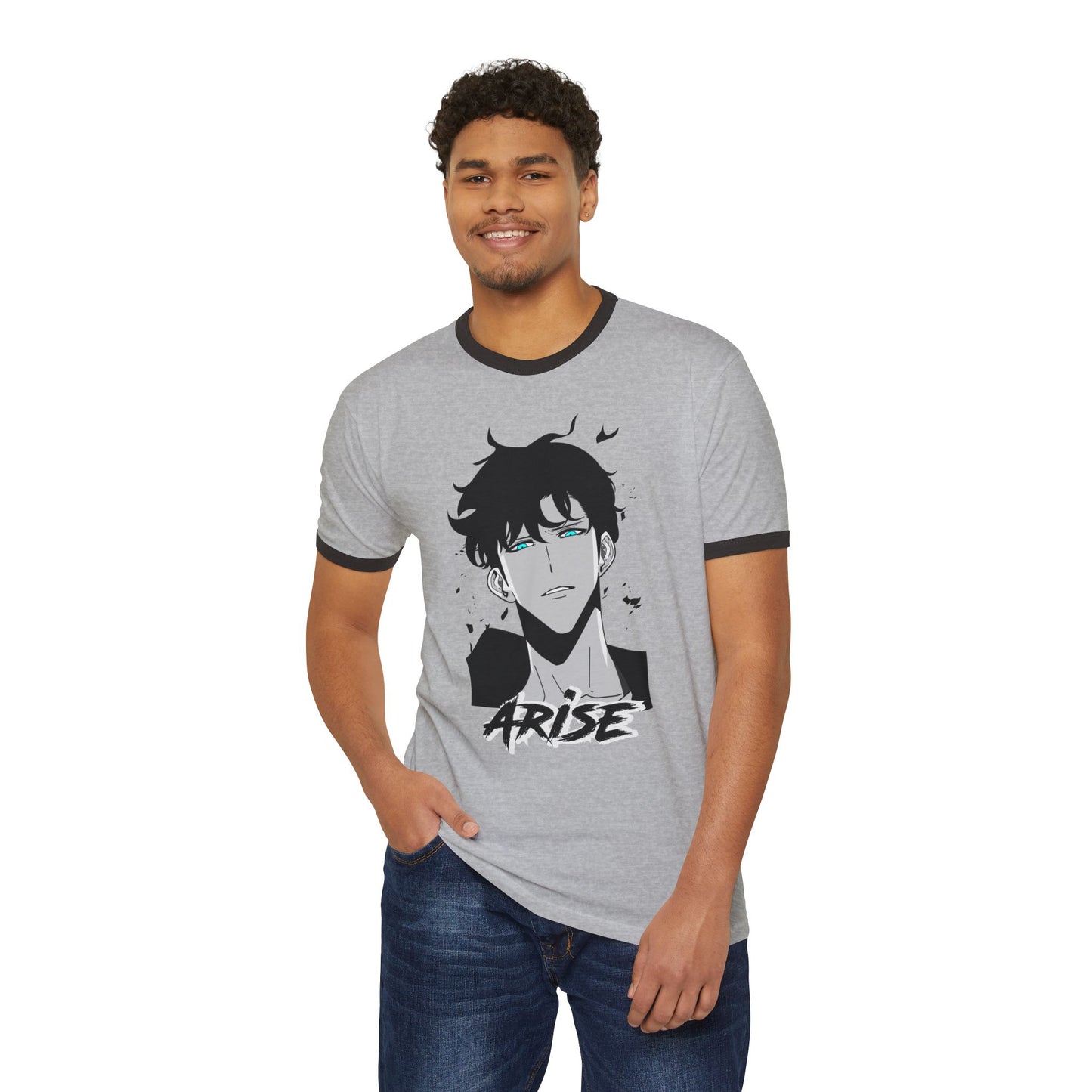 Anime Arise Graphic T-Shirt — Dark Anime Awakening Streetwear Tee