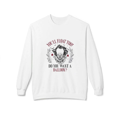 Creepy Chills Sweatshirt - Scary Movie Merch for Horror Apparel Lovers