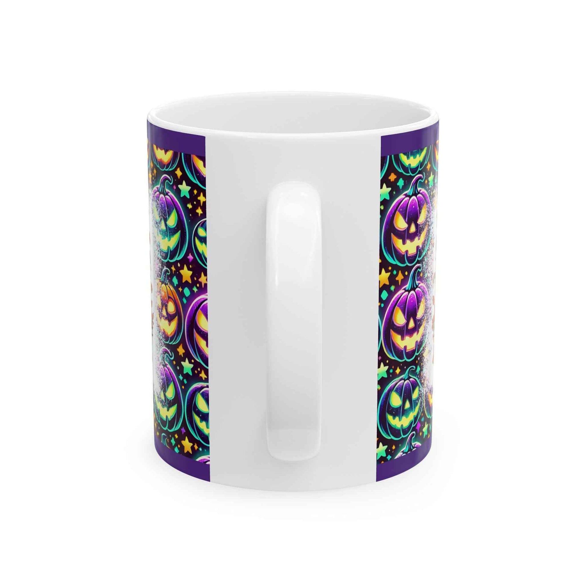 Spooky Halloween Mug - Ceramic Pumpkin Decor, 11oz & 15oz, Perfect for Fall, Coffee Lovers & Halloween Gifts