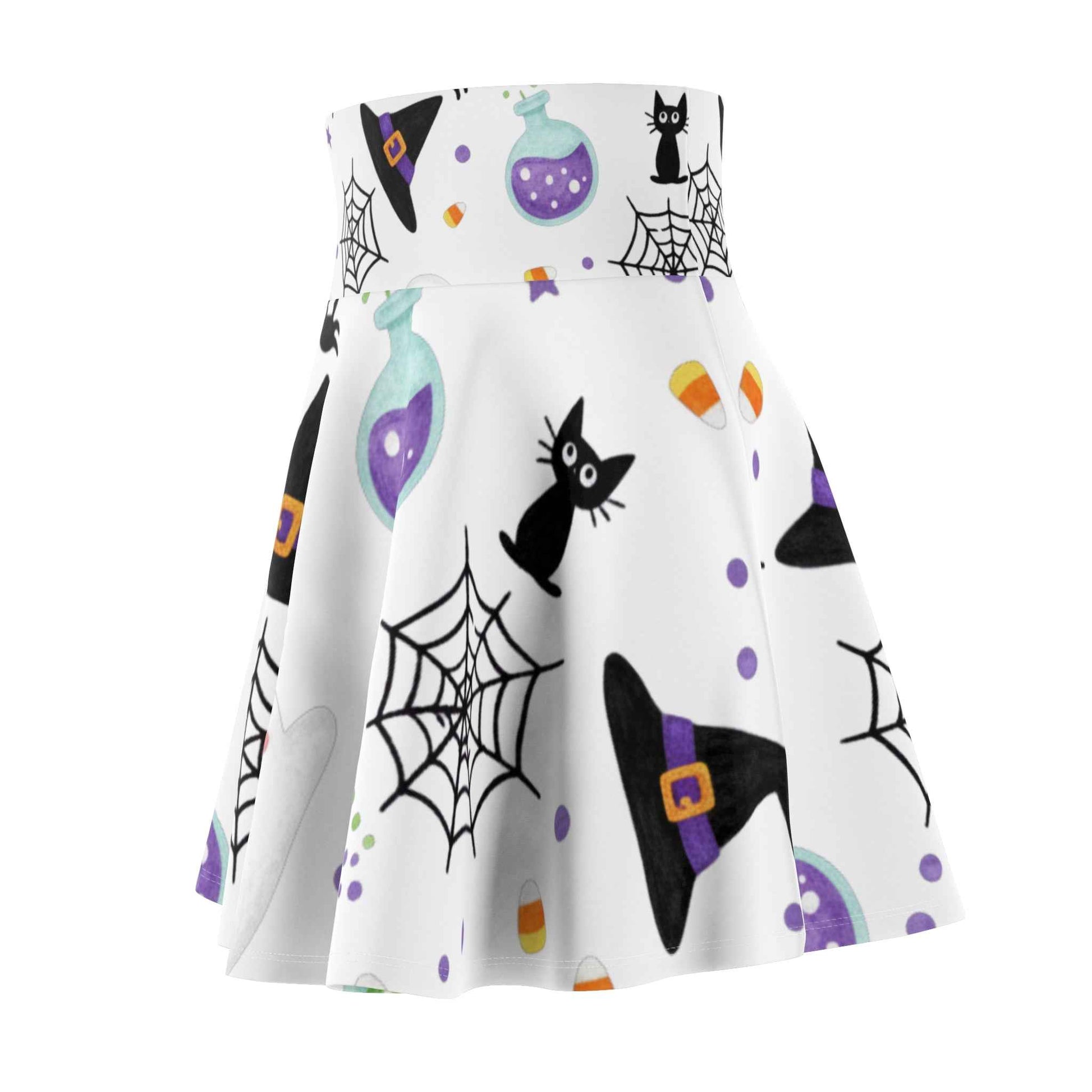 Chic Halloween Skater Skirt - Stylish Festive Fashion for October 31st