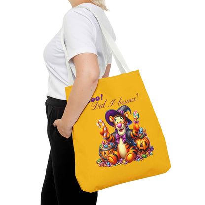 Halloween Tote Bag - Boo! Did I Bounce? Fun Trick or Treat Bag, Cute Gift for Halloween Lovers, Seasonal Shopping Bag, Fall Decor