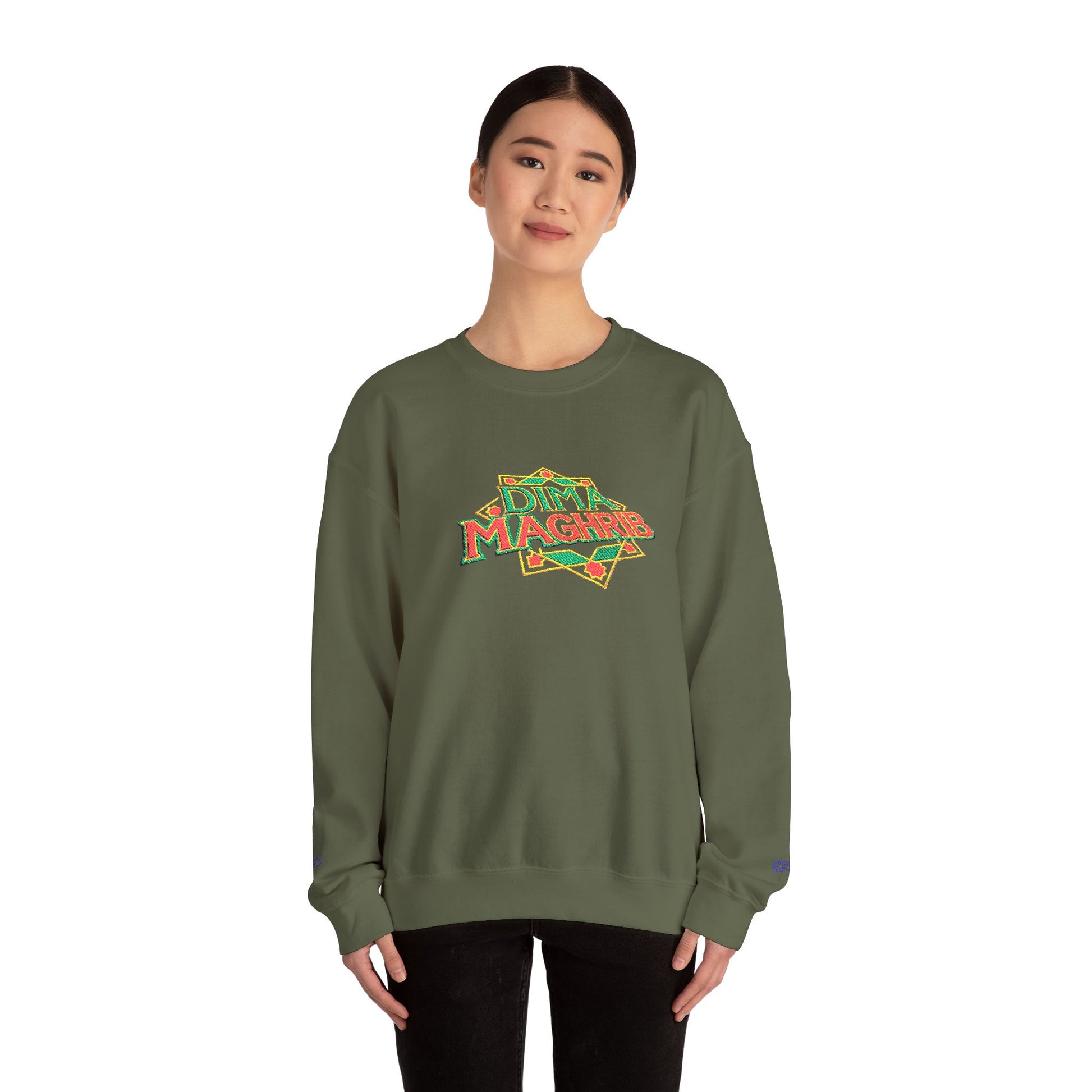 Día de Muertos Sweatshirt - Floral 'Dima Maghrb' Crewneck for Stylish Celebration - Ghita Shop