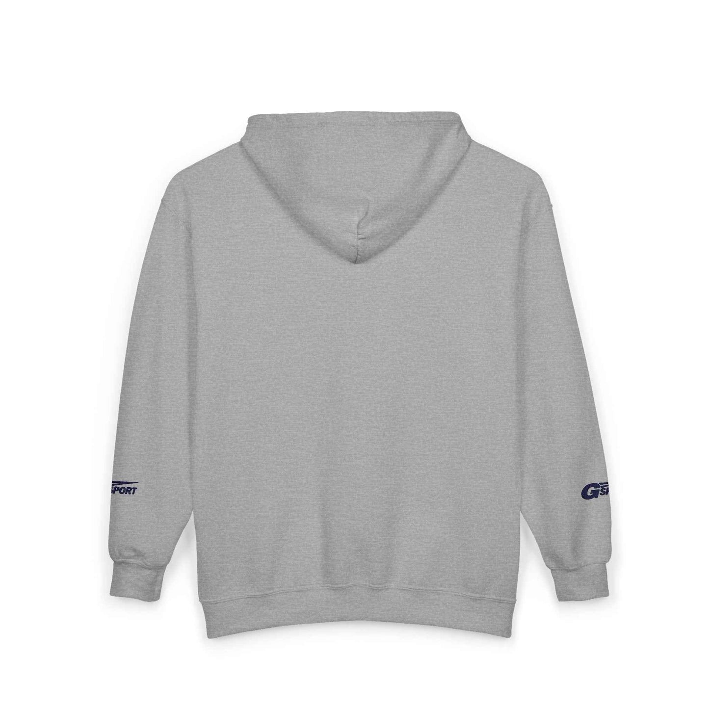 Zip Hoodie with Small Chest Logo – Casual Champion-Inspired Full-Zip Sweatshirt