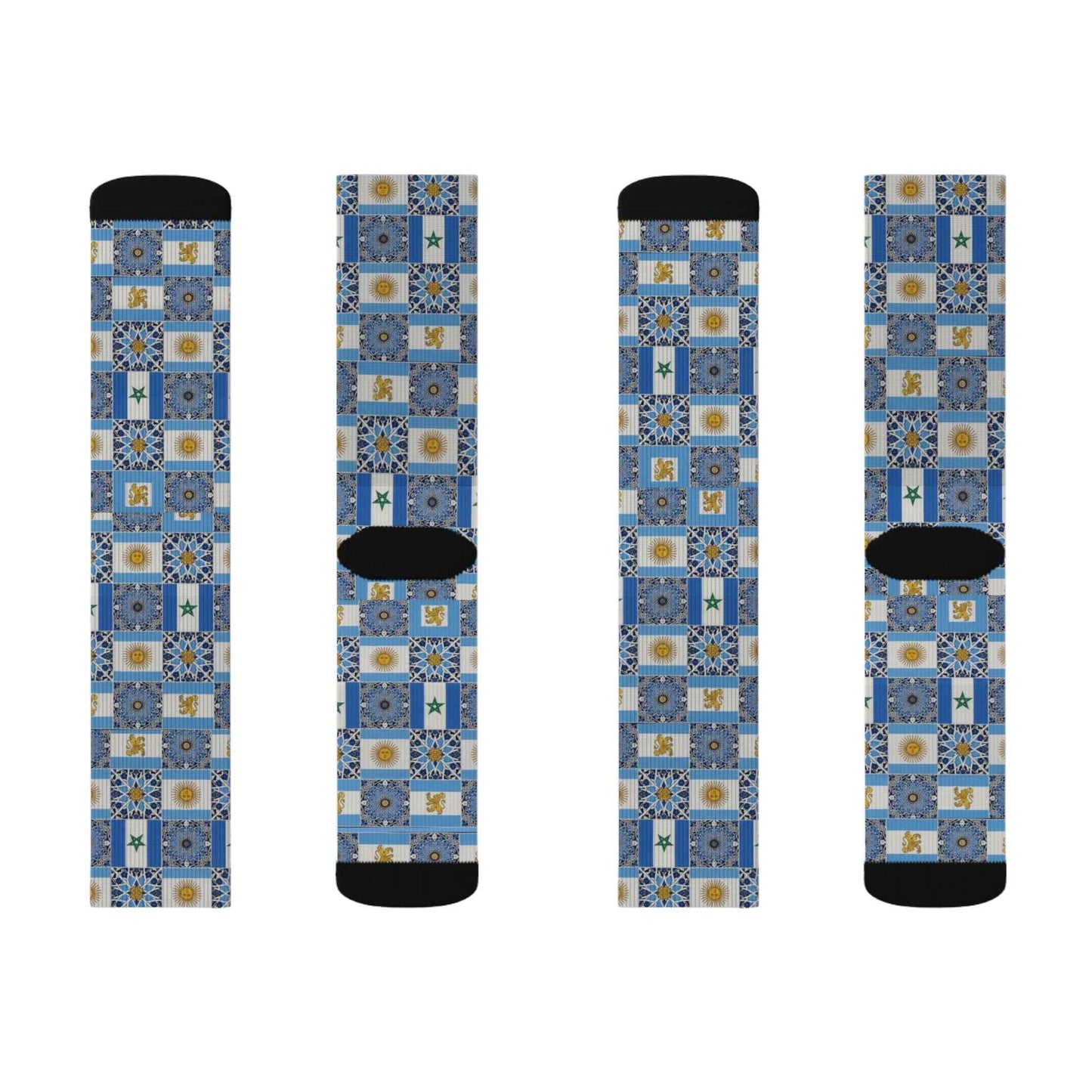 Morocco Argentina Patterned Socks - Limited Edition U20 World Cup Supporter Collection