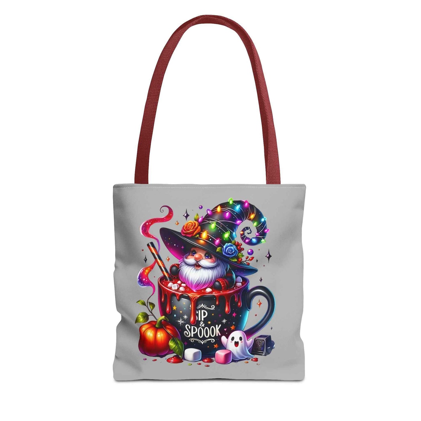 Halloween Gnome Tote Bag for Whimsical Shopping Adventures