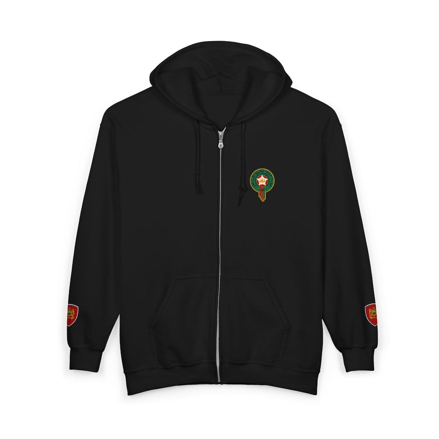 Morocco Pride Zip-Up Hoodie - Match Day Edition 🇲🇦