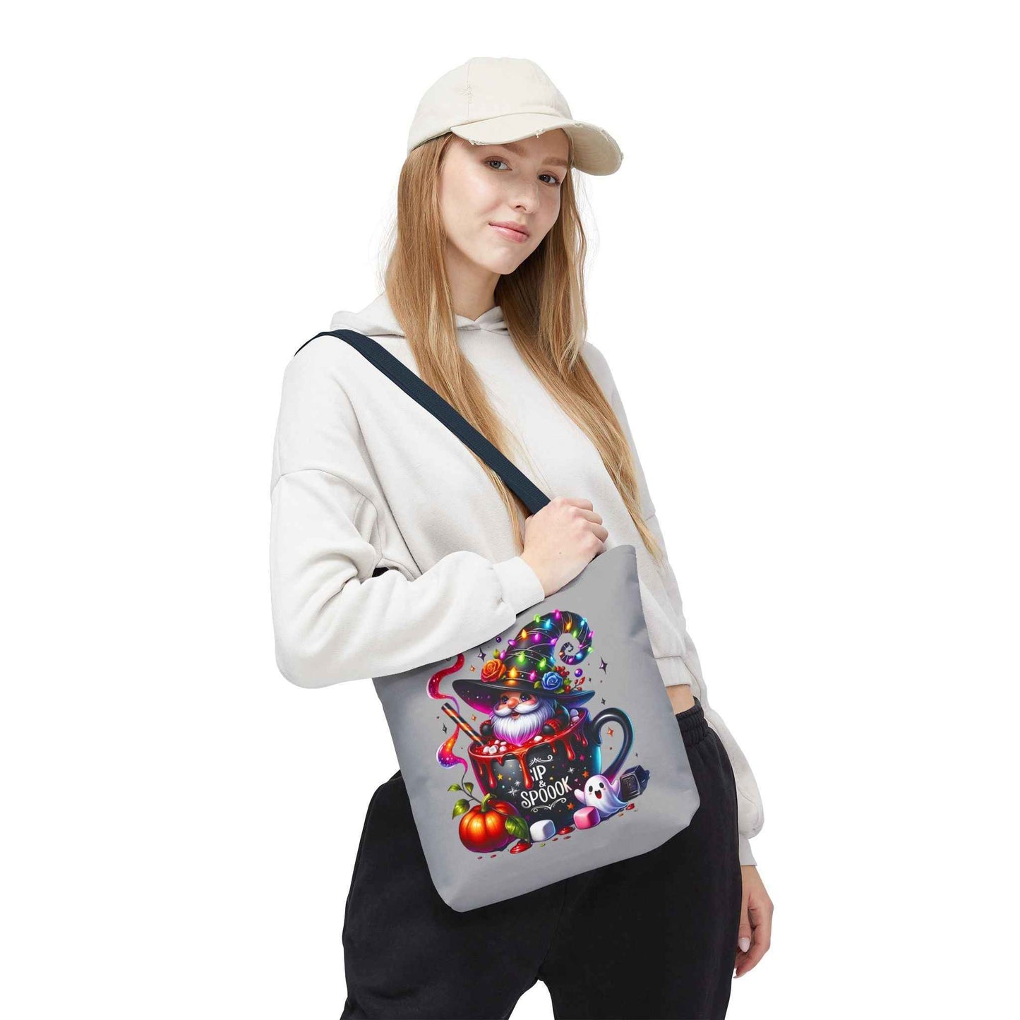 Halloween Gnome Tote Bag for Whimsical Shopping Adventures