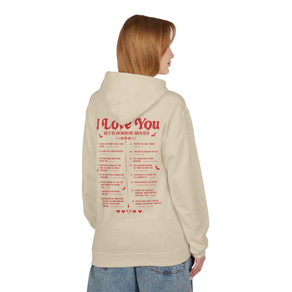 Horror Movie Lover Hoodie - Halloween Love Quotes Sweatshirt for Fans