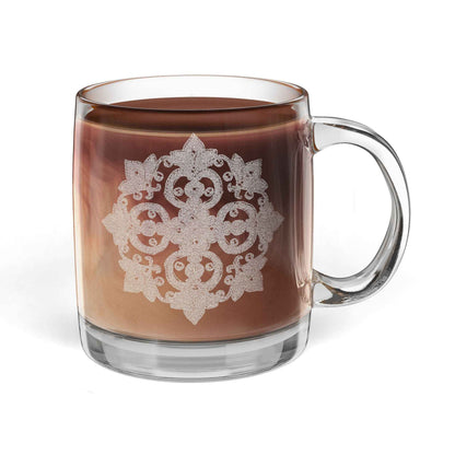 Elegant Personalized Glass Coffee Mug - Perfect Engraved Drinkware Gift