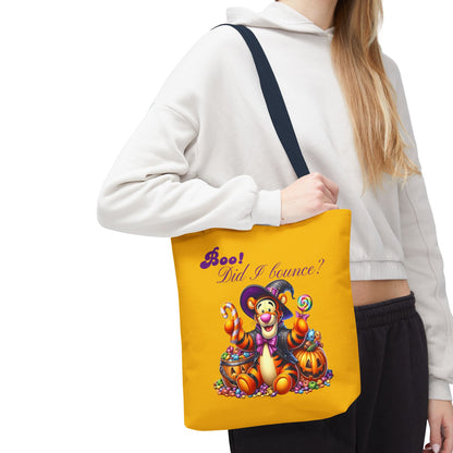 Halloween Tote Bag - Boo! Did I Bounce? Fun Trick or Treat Bag, Cute Gift for Halloween Lovers, Seasonal Shopping Bag, Fall Decor - Ghita Shop